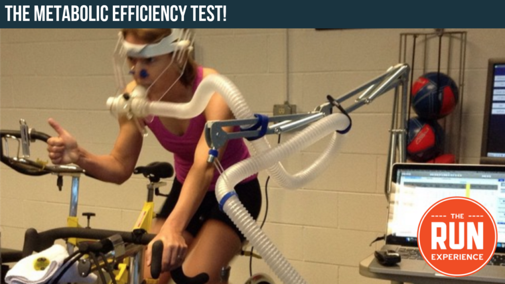 runner doing a metabolic efficiency test