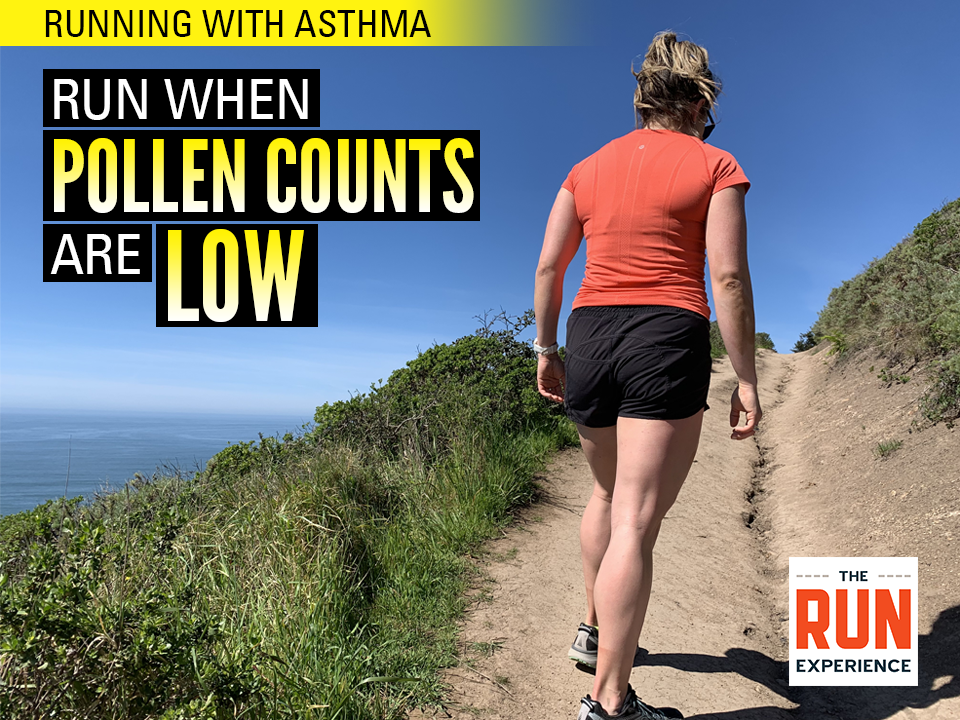 help your running breath by avoiding pollen