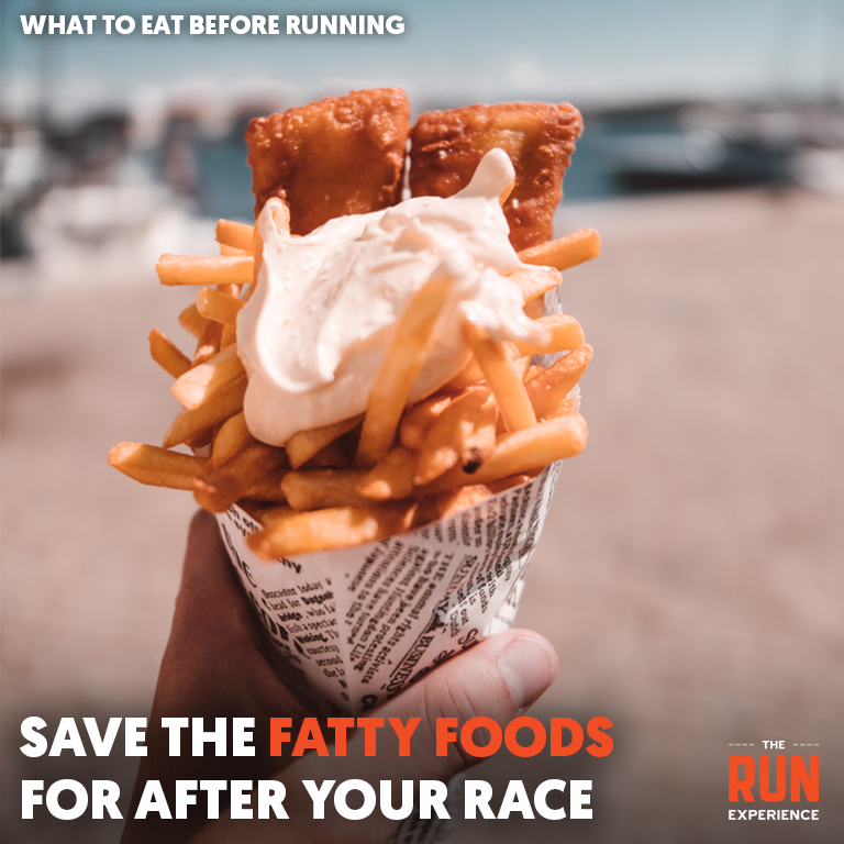 what not to eat before running