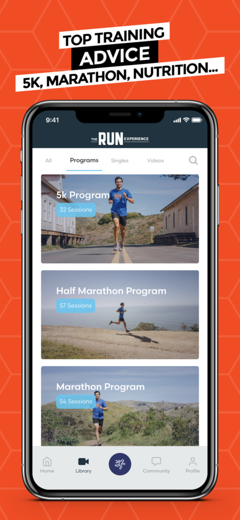 The Run Experience Mobile App: All the Premium Running Programs