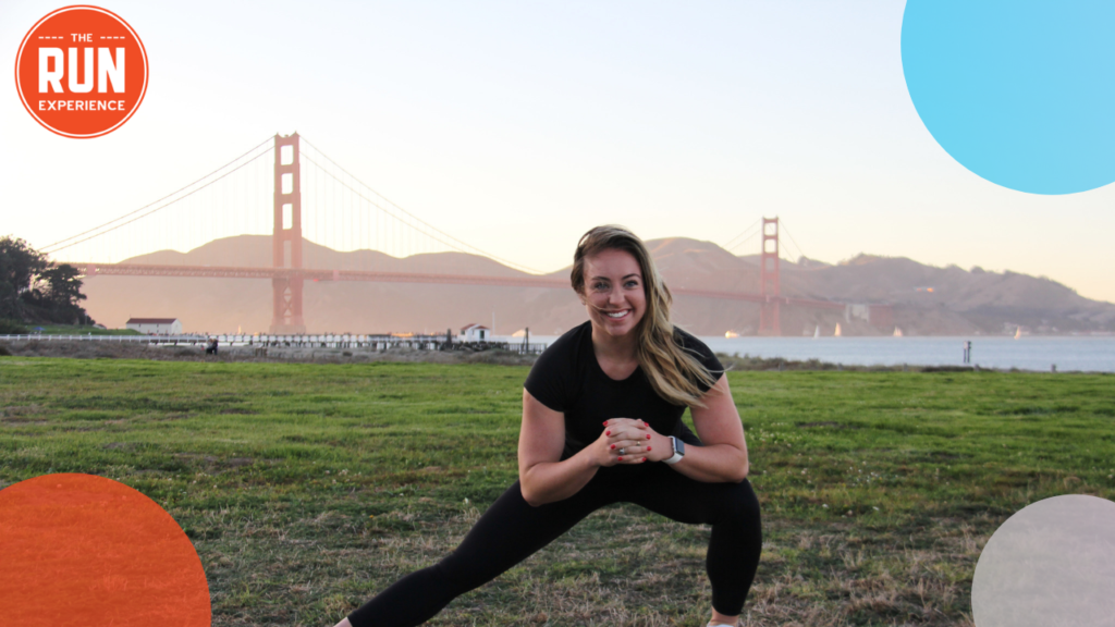 runner doing lunges