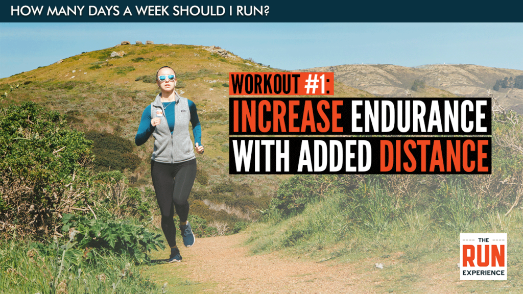 How many days a week should I run? Workout 1 for distance.